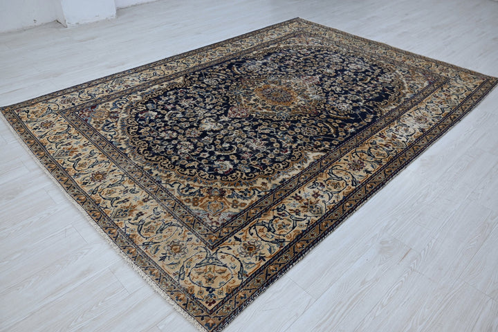 blue Medium rug 6' 4" x 9' 0"