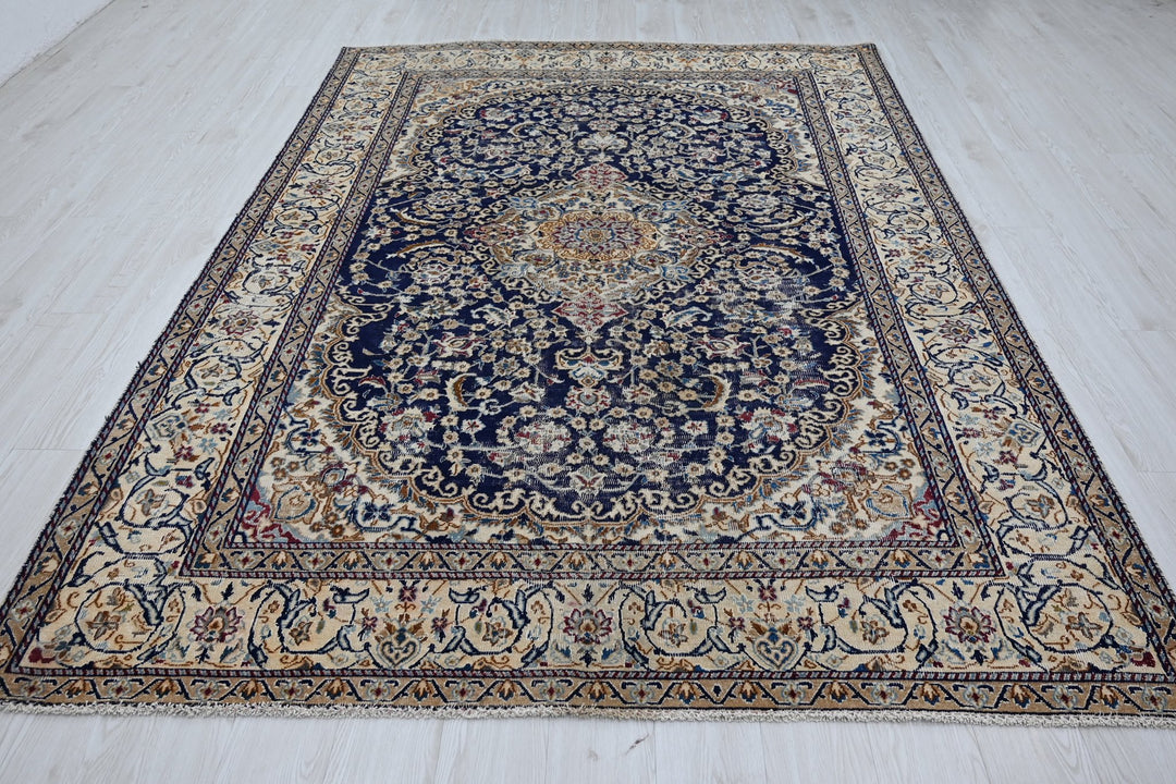 blue Medium rug 6' 4" x 9' 0"