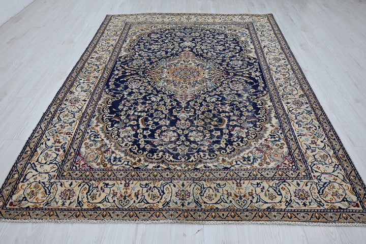 blue Medium rug 6' 4" x 9' 0"