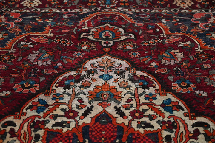 red Medium rug 5' 9" x 8' 10"