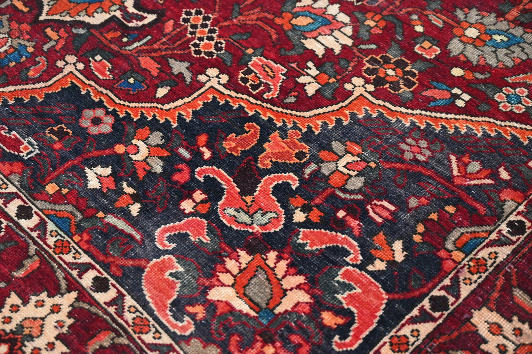 red Medium rug 5' 9" x 8' 10"