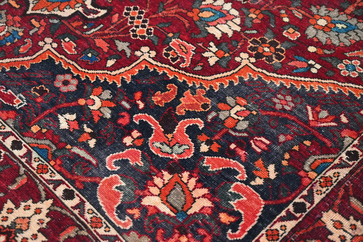 red Medium rug 5' 9" x 8' 10"
