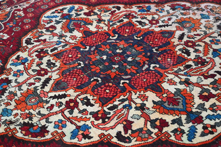 red Medium rug 5' 9" x 8' 10"