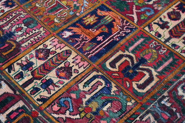 red Large rug 6' 6" x 9' 8"