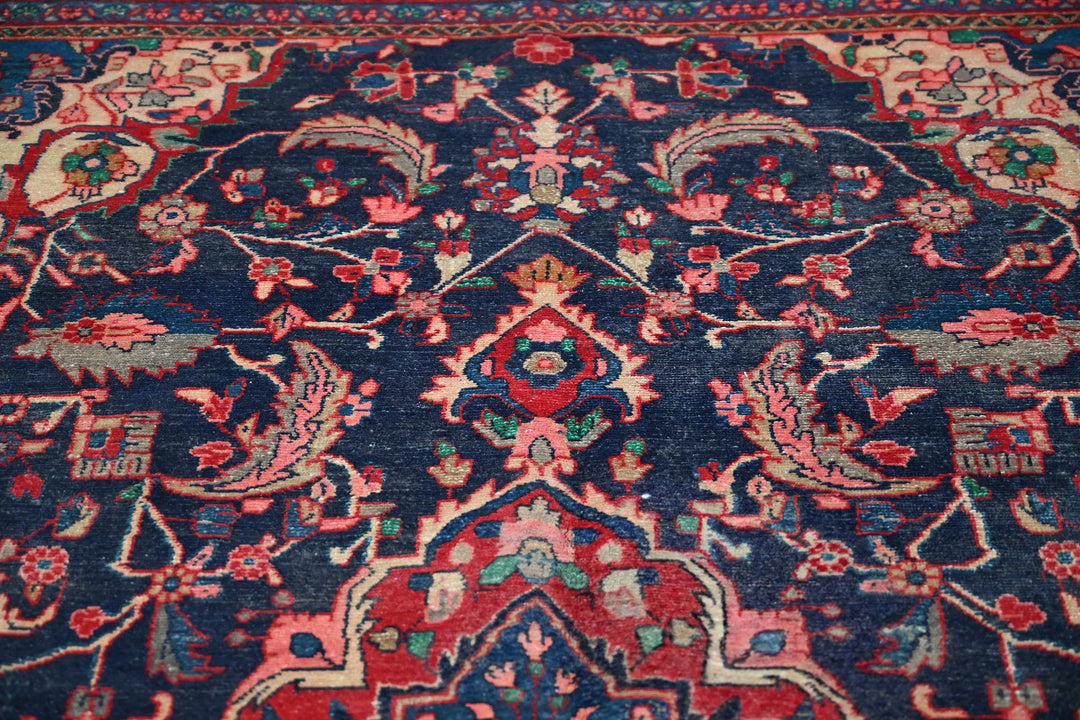 blue Medium rug 6' 2" x 8' 10"