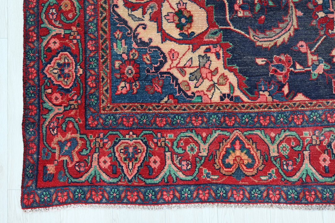 blue Medium rug 6' 2" x 8' 10"