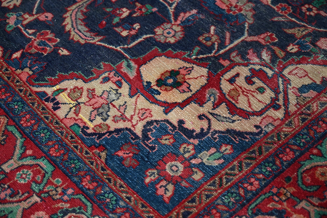blue Medium rug 6' 2" x 8' 10"