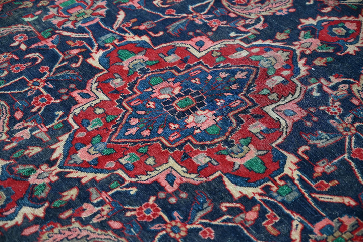 blue Medium rug 6' 2" x 8' 10"