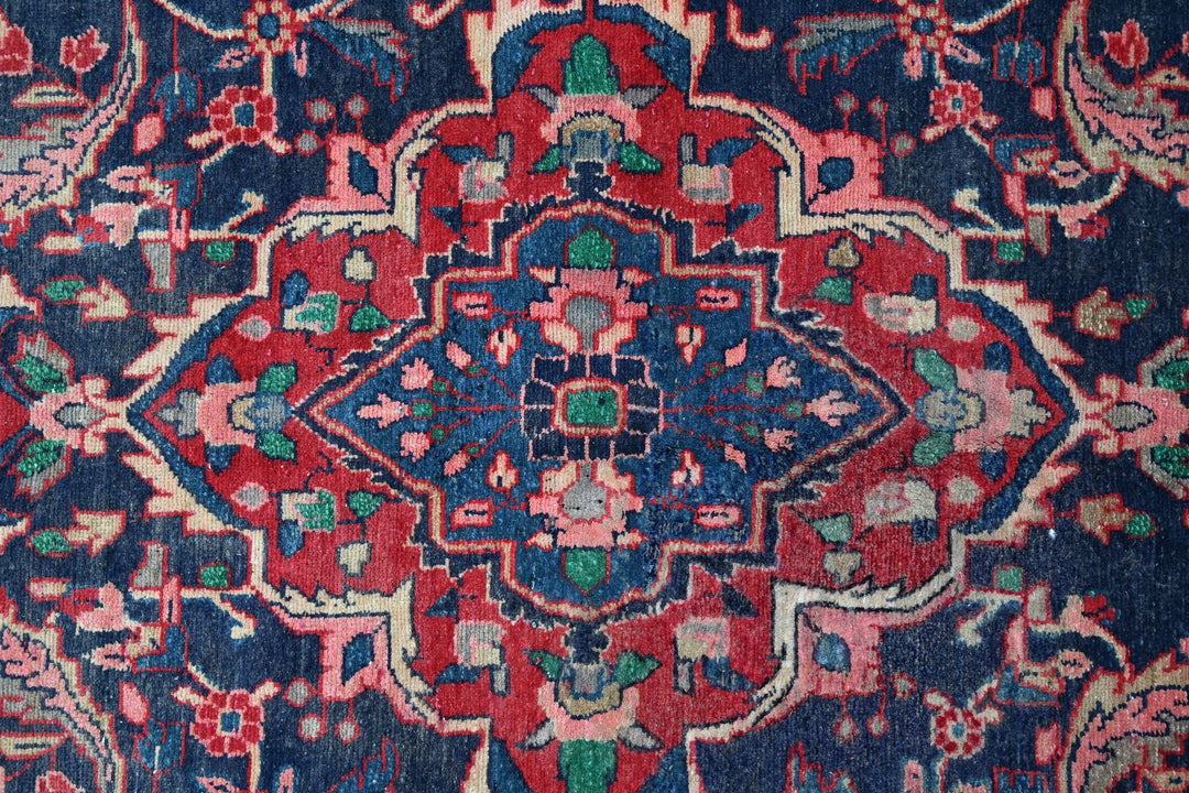 blue Medium rug 6' 2" x 8' 10"