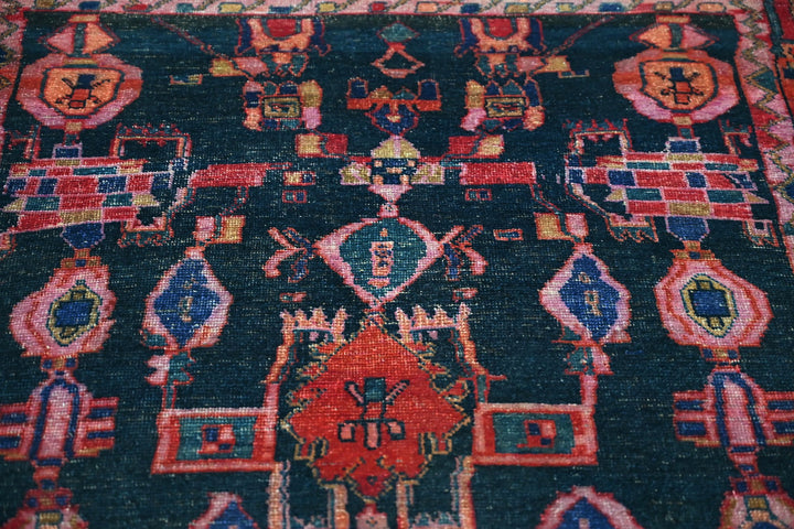 blue Medium rug 4' 3" x 7' 5"