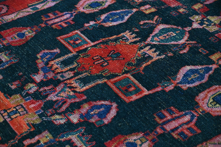 blue Medium rug 4' 3" x 7' 5"