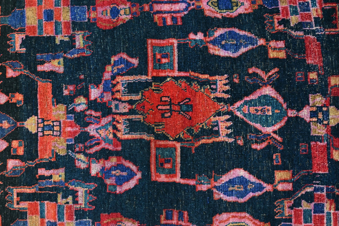 blue Medium rug 4' 3" x 7' 5"