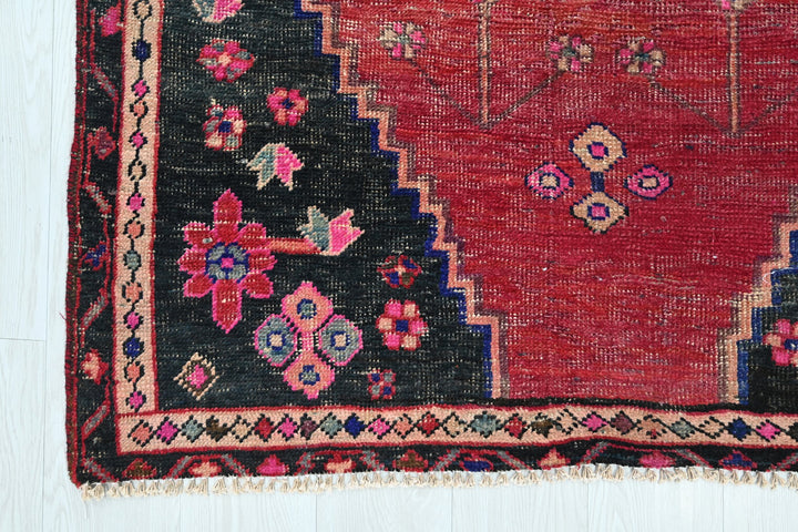 red Medium rug 3' 10" x 8' 0"
