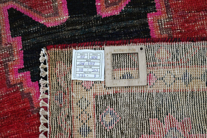 red Medium rug 3' 10" x 8' 0"