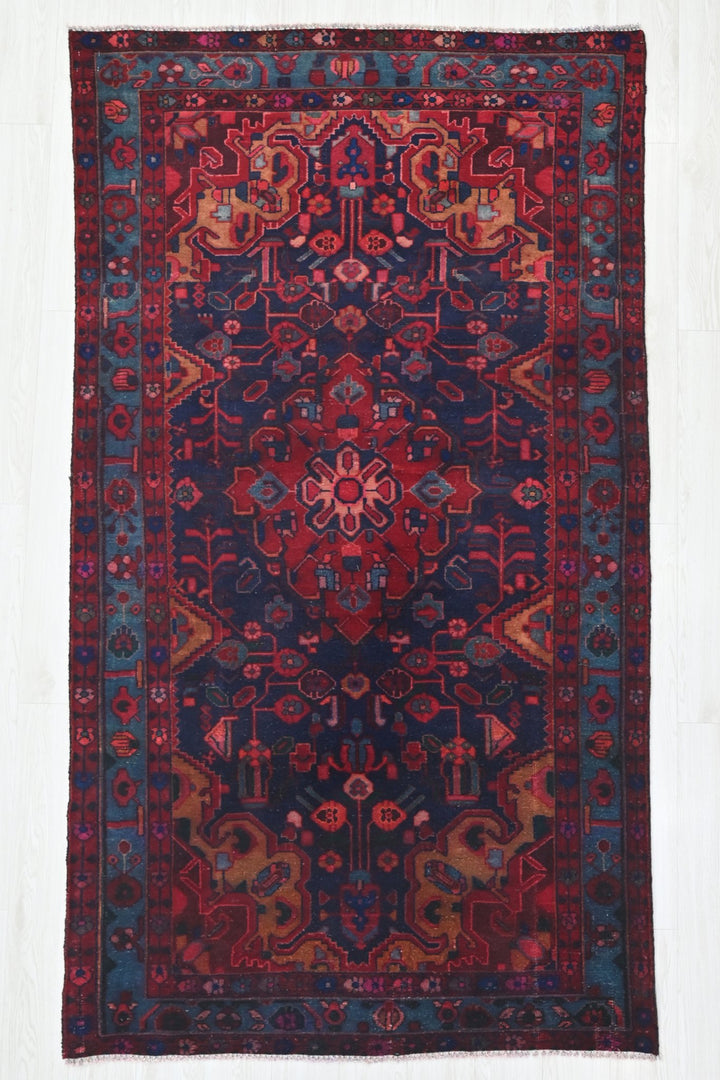 blue Medium rug 4' 5" x 7' 9"