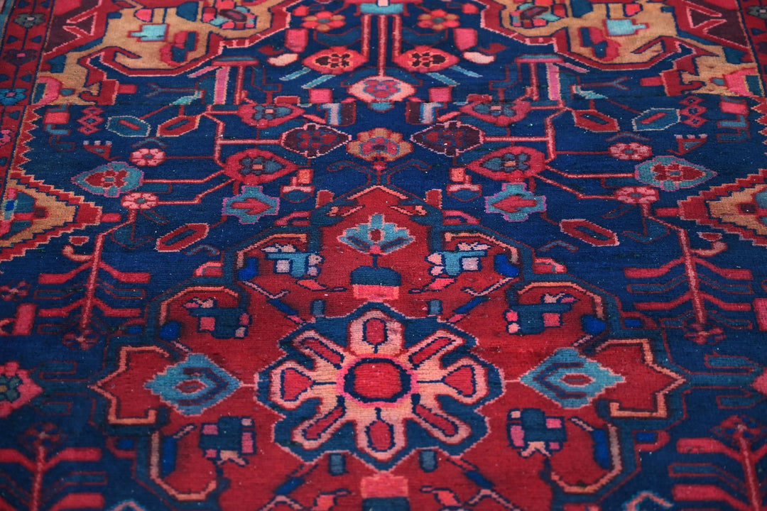 blue Medium rug 4' 5" x 7' 9"