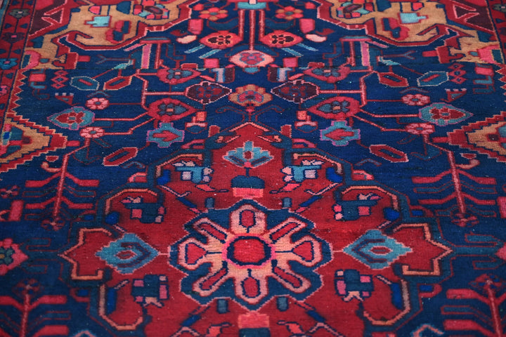 blue Medium rug 4' 5" x 7' 9"