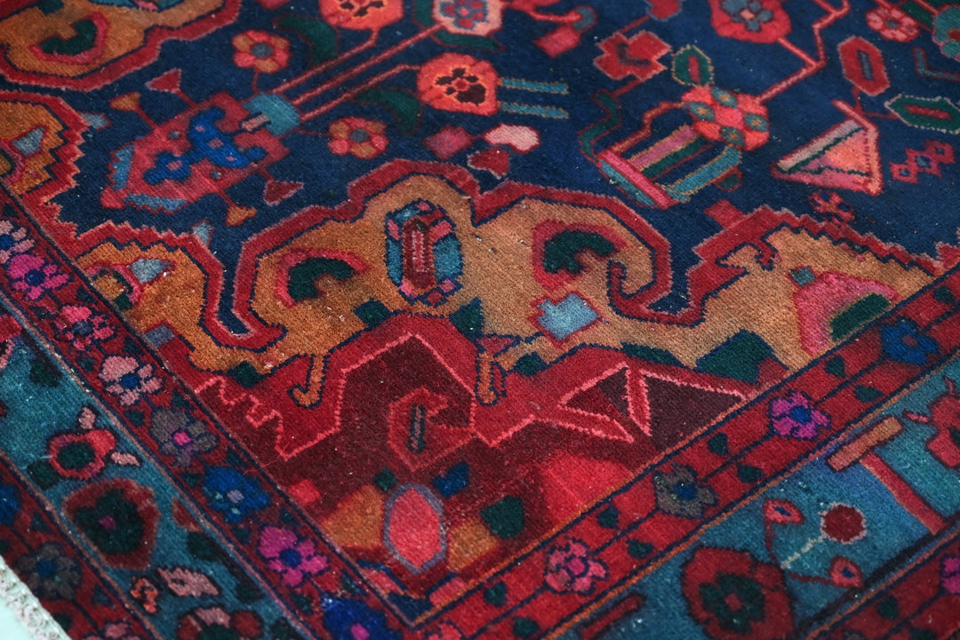 blue Medium rug 4' 5" x 7' 9"