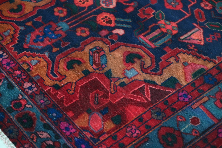 blue Medium rug 4' 5" x 7' 9"