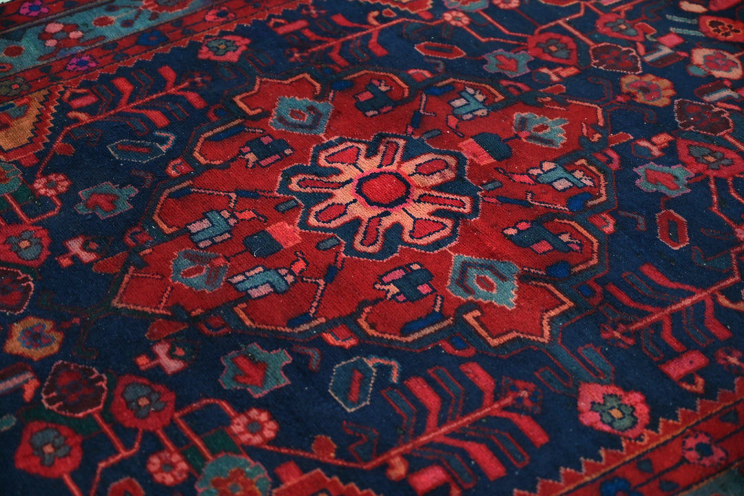 blue Medium rug 4' 5" x 7' 9"
