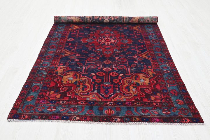blue Medium rug 4' 5" x 7' 9"