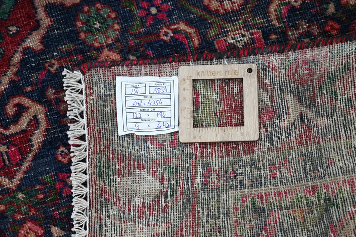 blue Accent rug 4' 0" x 6' 4"