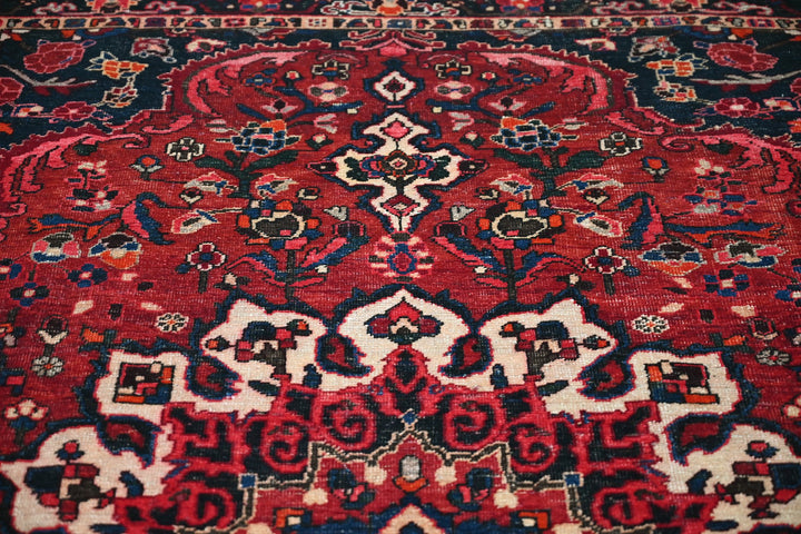 red Medium rug 5' 2" x 8' 6"