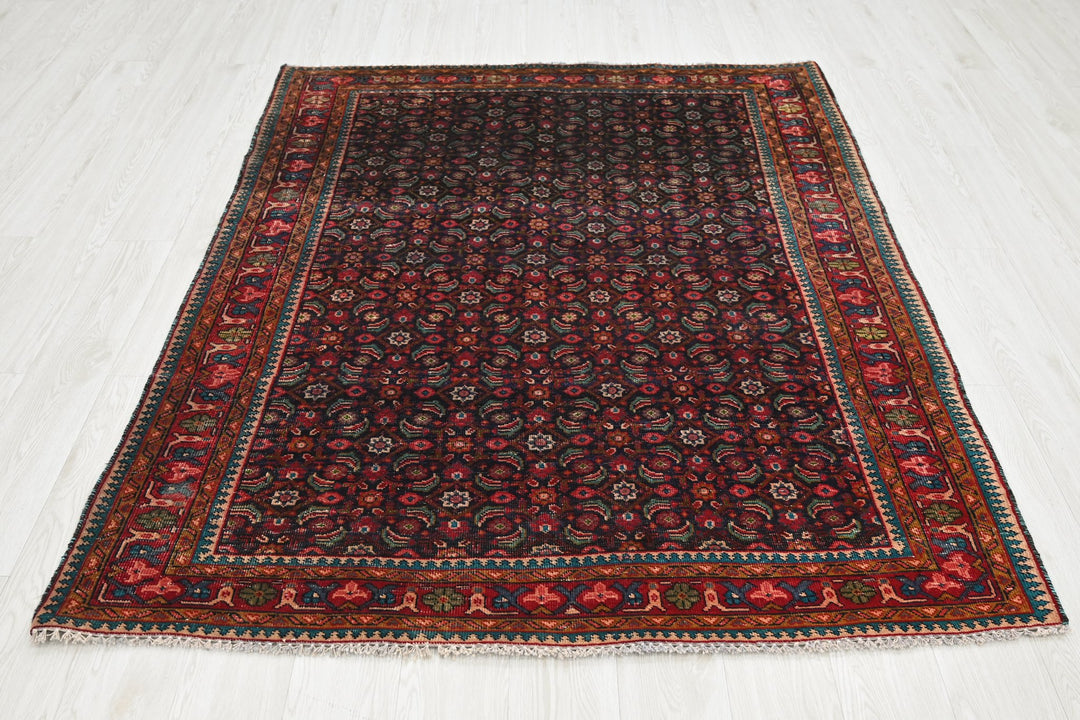 blue Medium rug 5' 0" x 6' 5"