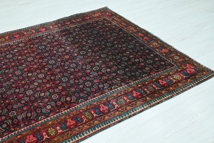 blue Medium rug 5' 0" x 6' 5"