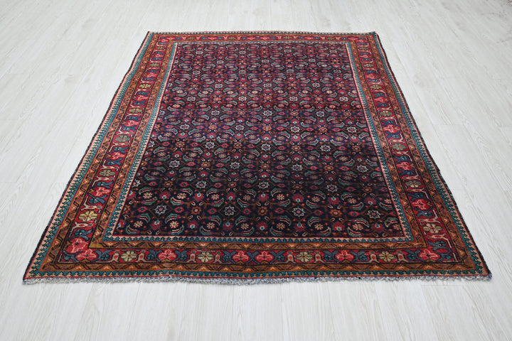 blue Medium rug 5' 0" x 6' 5"