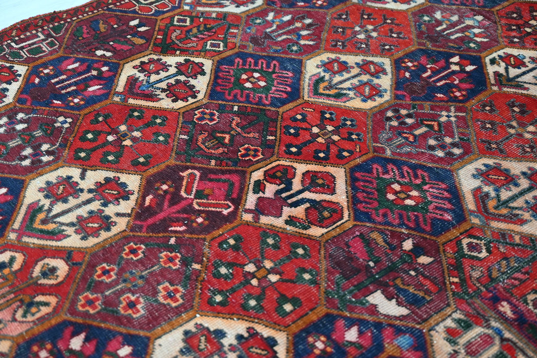 red Medium rug 5' 4" x 8' 10"