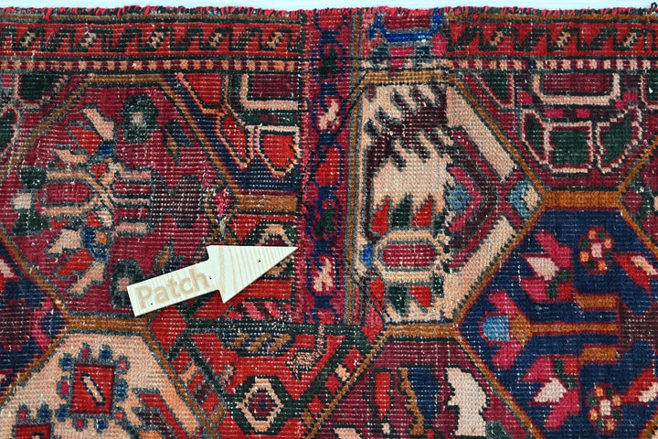 red Medium rug 5' 4" x 8' 10"
