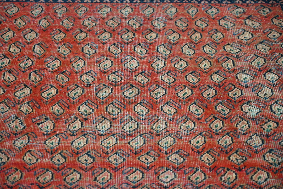 red Medium rug 4' 9" x 6' 7"