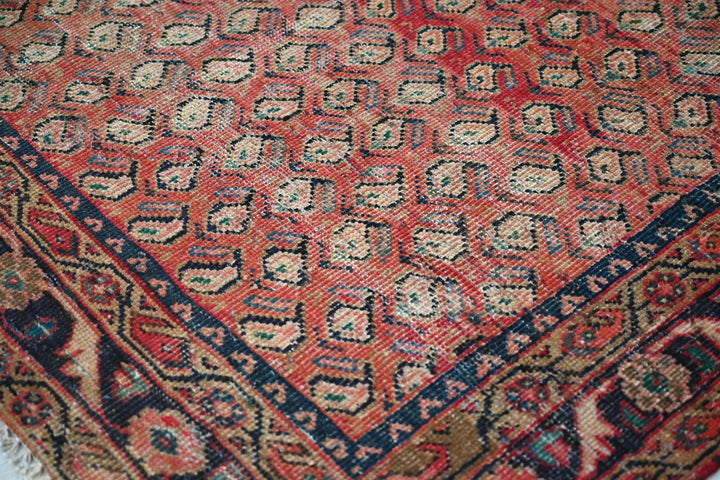 red Medium rug 4' 9" x 6' 7"