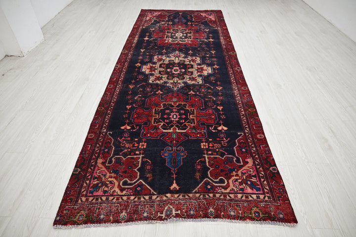 blue Oversized rug 4' 7" x 12' 2"