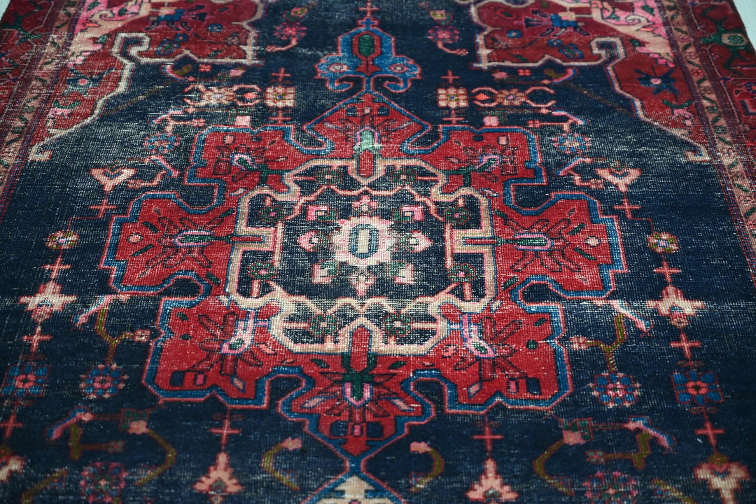 blue Oversized rug 4' 7" x 12' 2"