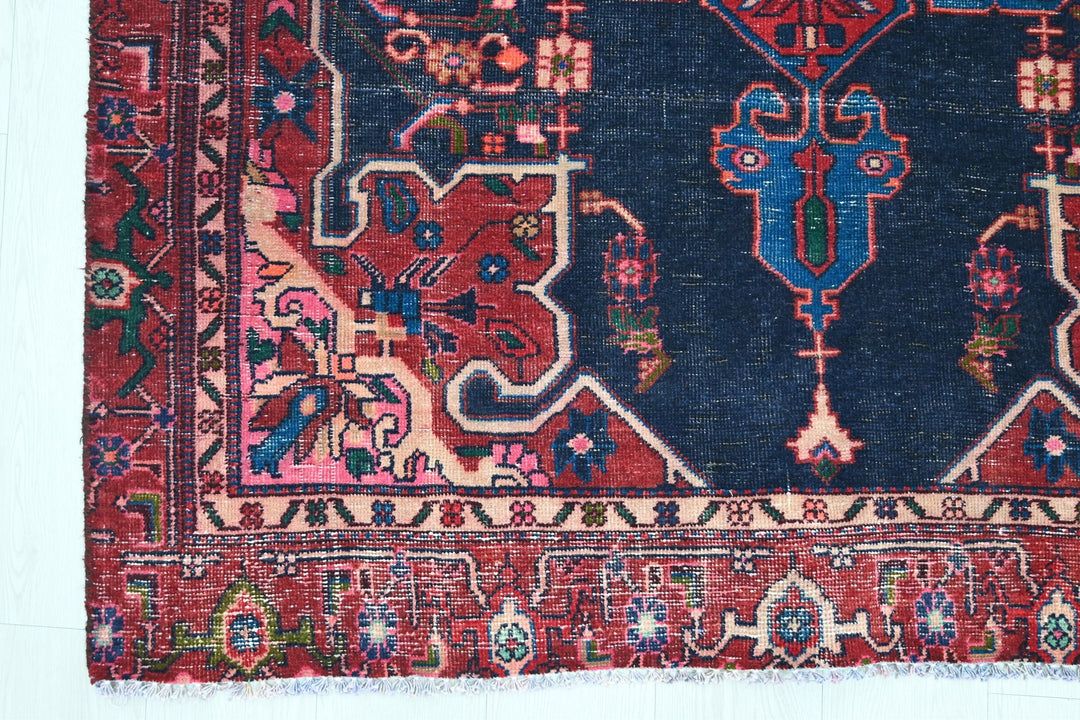 blue Oversized rug 4' 7" x 12' 2"