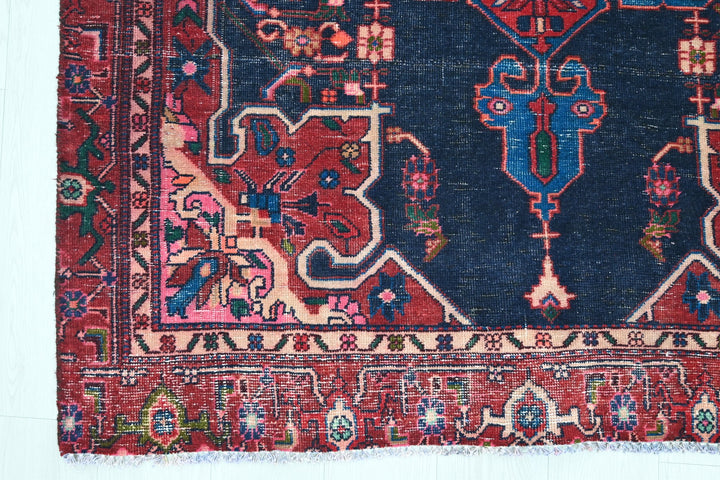 blue Oversized rug 4' 7" x 12' 2"