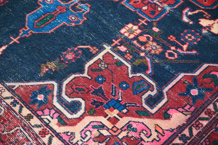 blue Oversized rug 4' 7" x 12' 2"