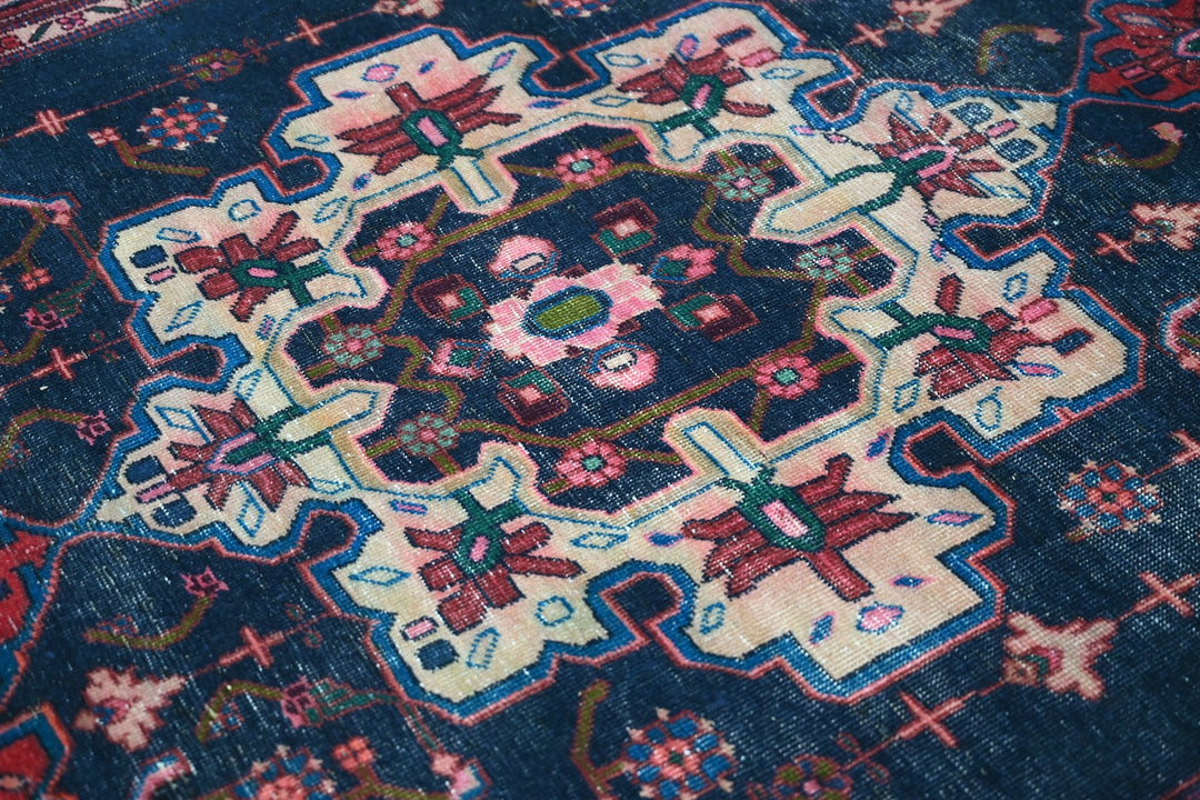 blue Oversized rug 4' 7" x 12' 2"