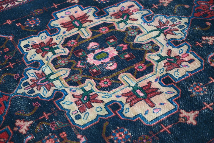 blue Oversized rug 4' 7" x 12' 2"