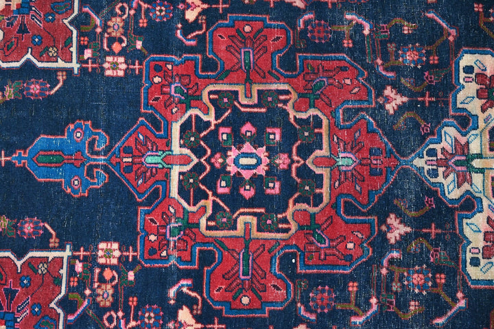 blue Oversized rug 4' 7" x 12' 2"