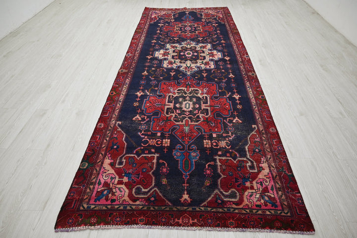 blue Oversized rug 4' 7" x 12' 2"