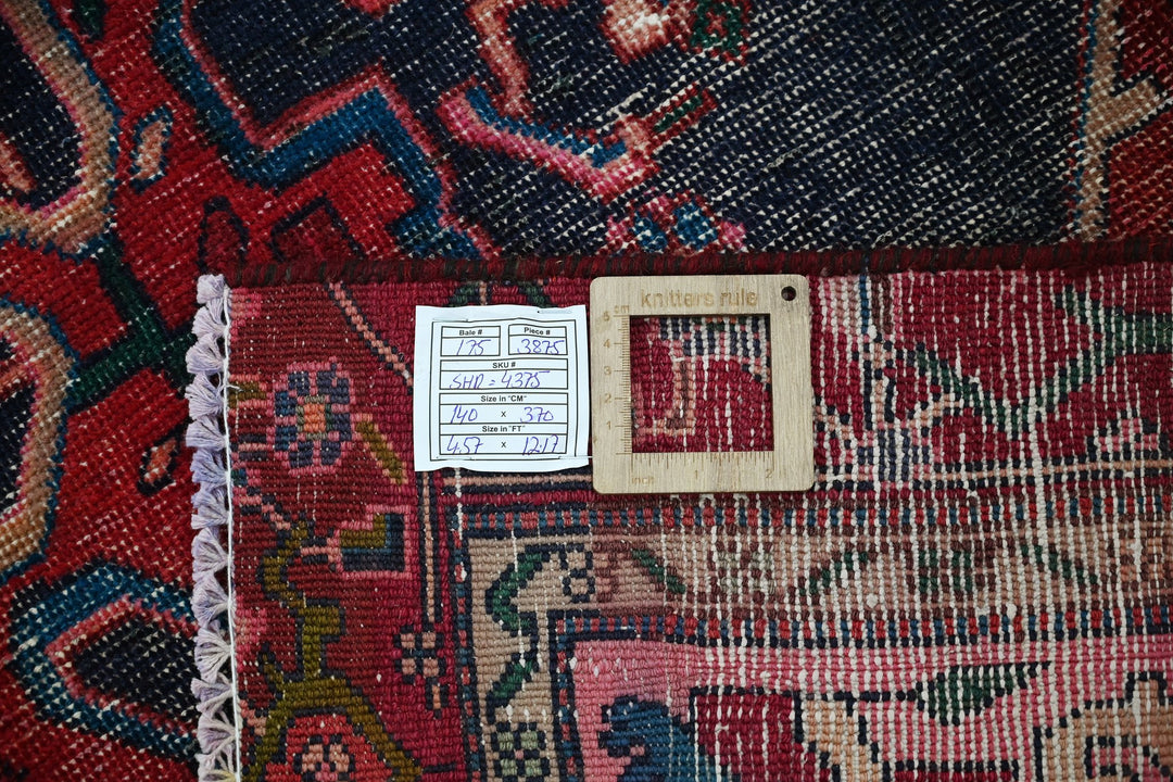blue Oversized rug 4' 7" x 12' 2"