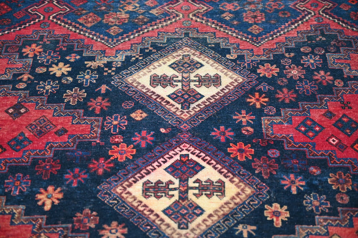 blue Medium rug 5' 0" x 6' 4"