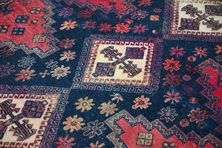 blue Medium rug 5' 0" x 6' 4"