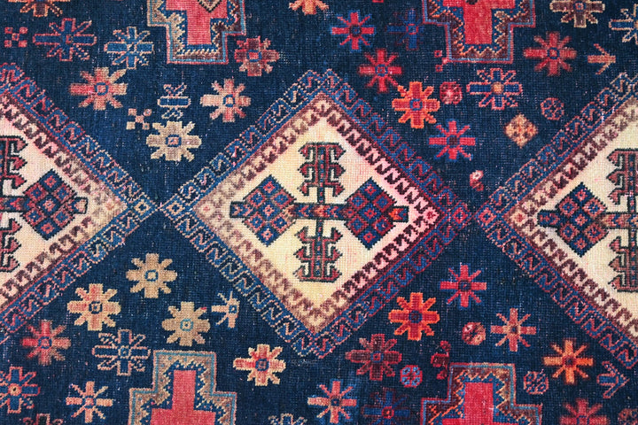 blue Medium rug 5' 0" x 6' 4"