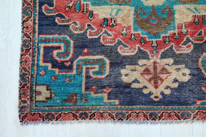 blue Medium rug 4' 2" x 9' 4"