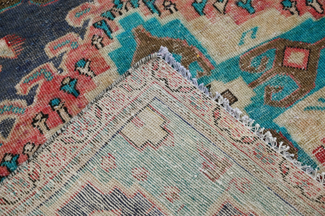 blue Medium rug 4' 2" x 9' 4"