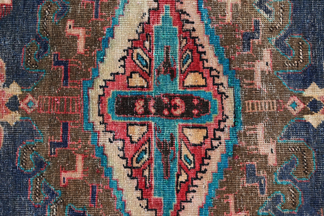 blue Medium rug 4' 2" x 9' 4"